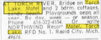 Torch Bay Inn and Cottages - Apr 1972 Ad (newer photo)